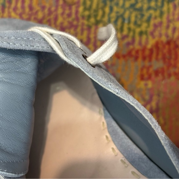 Miu Miu Light Blue Suede Sneakers - Picture 4 of 5